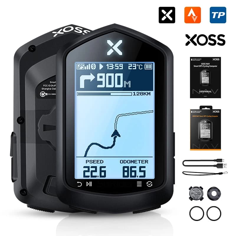 XOSS NAV GPS Bike Computer Cycling Mountain Road Bicycle Wireless Speedometer ANT+ Map Route Navigation Tachymeter Odometer