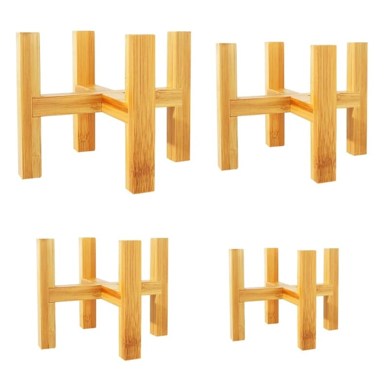 Four-legged Flower Pot Holder Plant and Flower Pot Base Display Stand Home Garden Patio Decoration Shelf