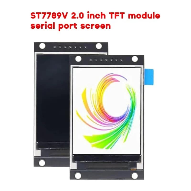 2.0 inch TFT Display OLED LCD Drive IC ST7789V 240RGBx320 Dot-Matrix Interface for Arduio Full Color LCD Display Module