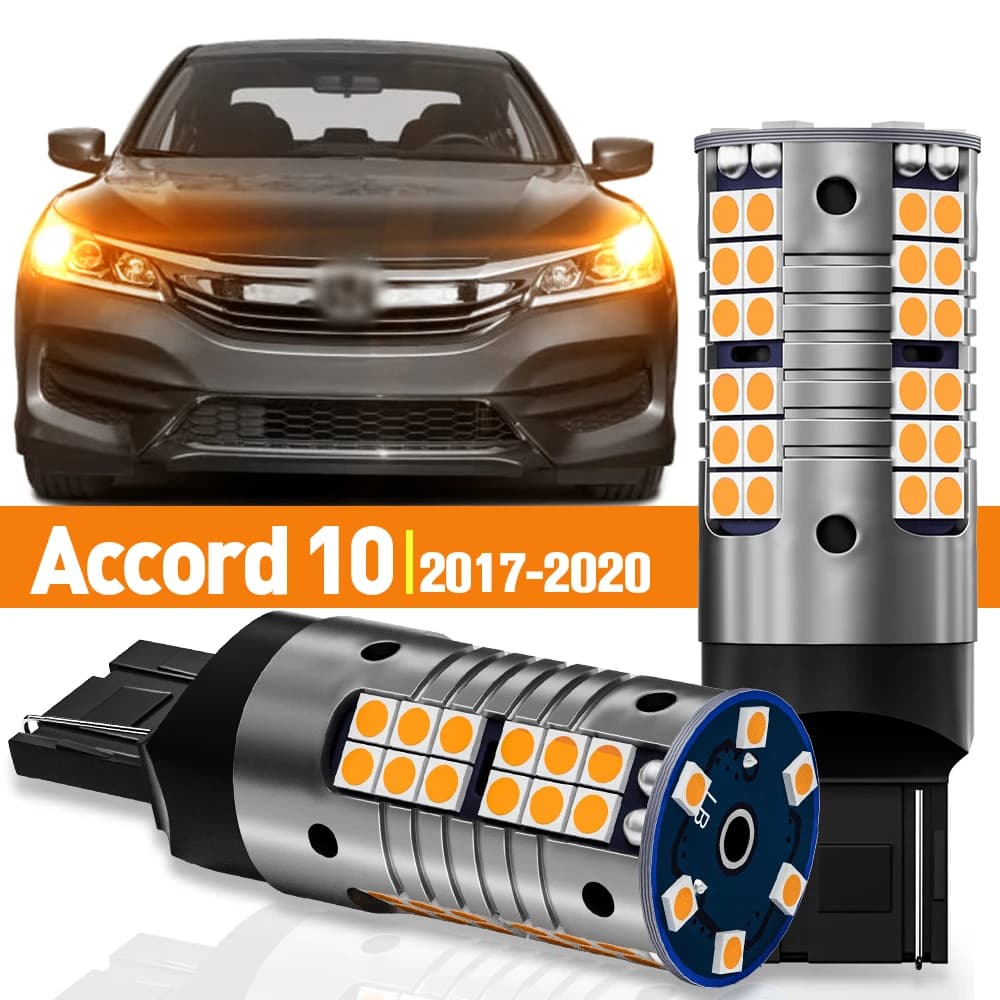 2pcs LED Turn Signal Light For Honda Accord 10 2017 2018 2019 2020 Accessories Canbus Lamp