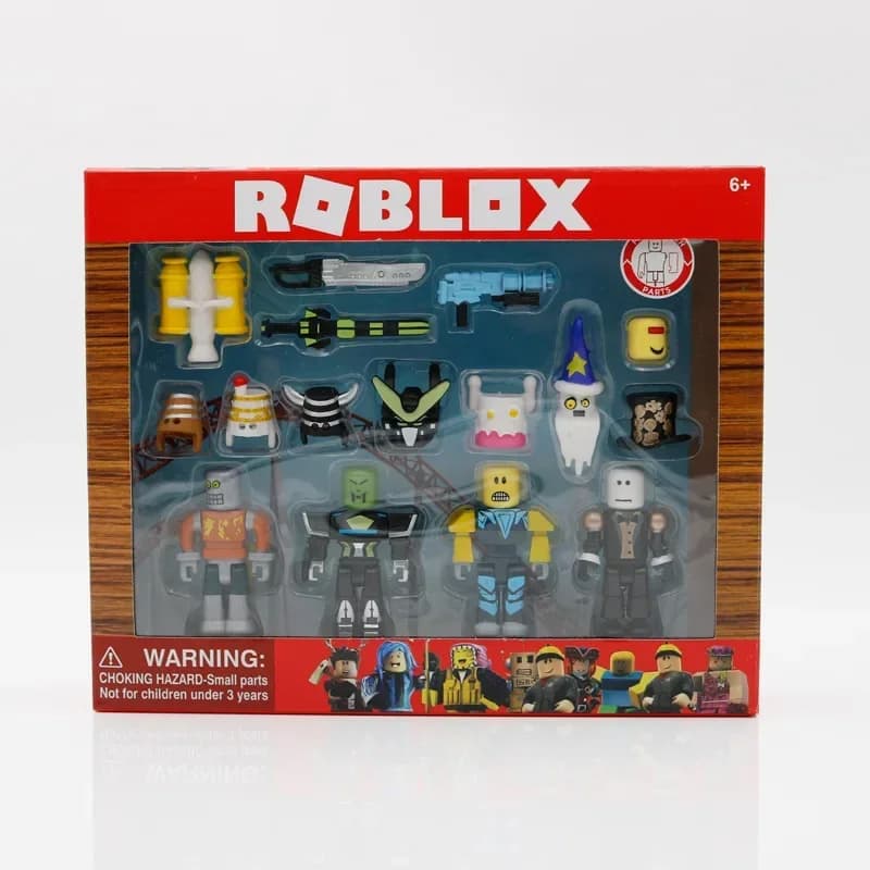 Roblox Game Robot World Champion Style Toy Set with Accessories Plastic Cartoon Character Children's Gift for Christmas