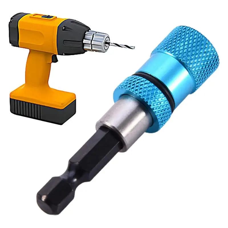 Impact Bit Holder 1/4inch Magnetic Bit Holder Bar Socket Hex Shank Quick Release Drill Bit Holder Tool Chuck Adapter Nuts Screw