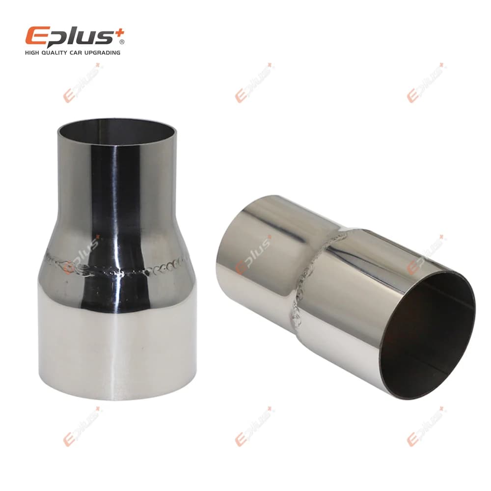 32MM to 48MM Universal Stainless Steel Straight Adapter Reducer Car Motorcycle Exhaust Muffler Pipeline Welded Multiple Sizes