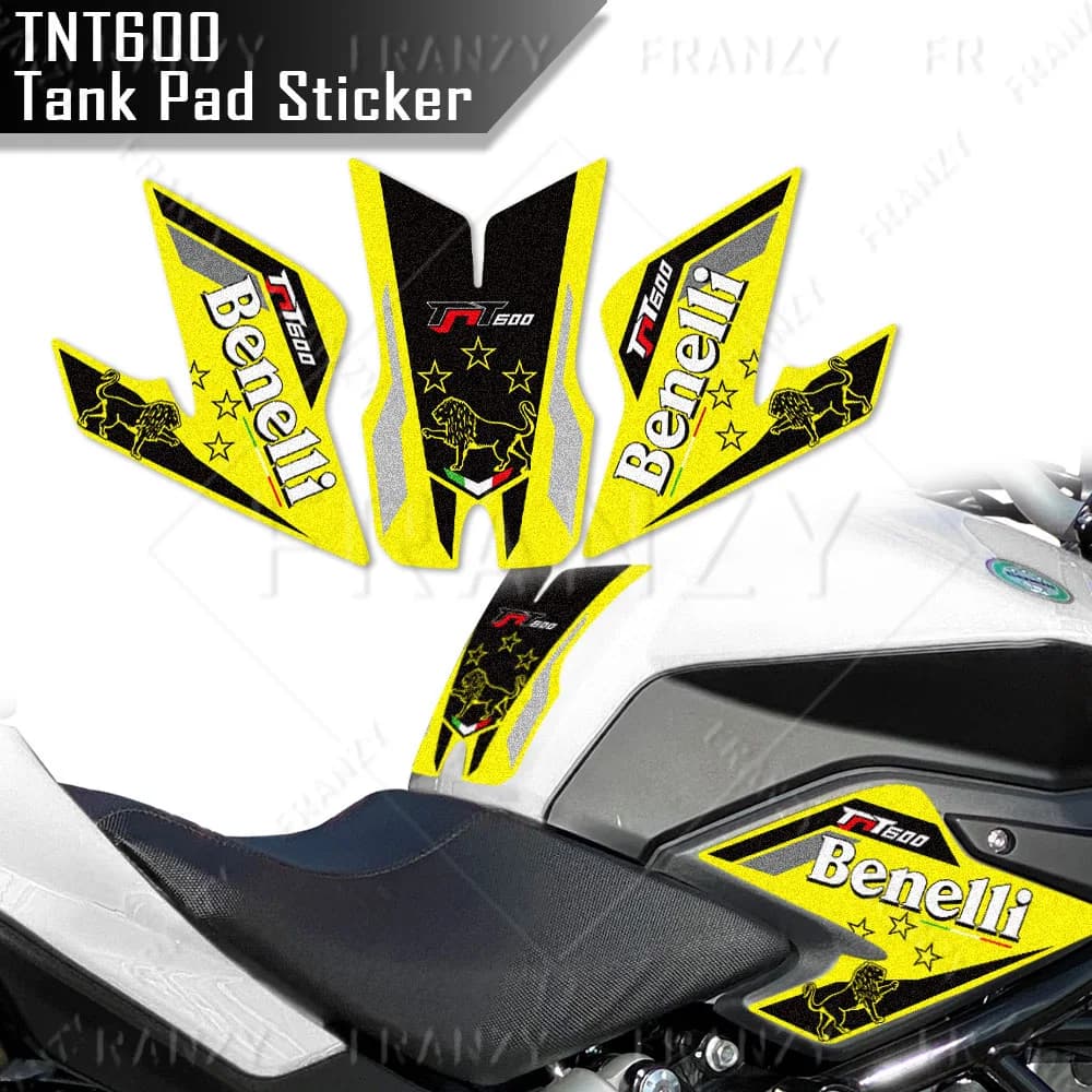 3M Motorcycle Anti-slip Tank Pad Sticker Protector Gas Cap Oil Decal Accessories Waterproof For Benelli TNT600 tnt600