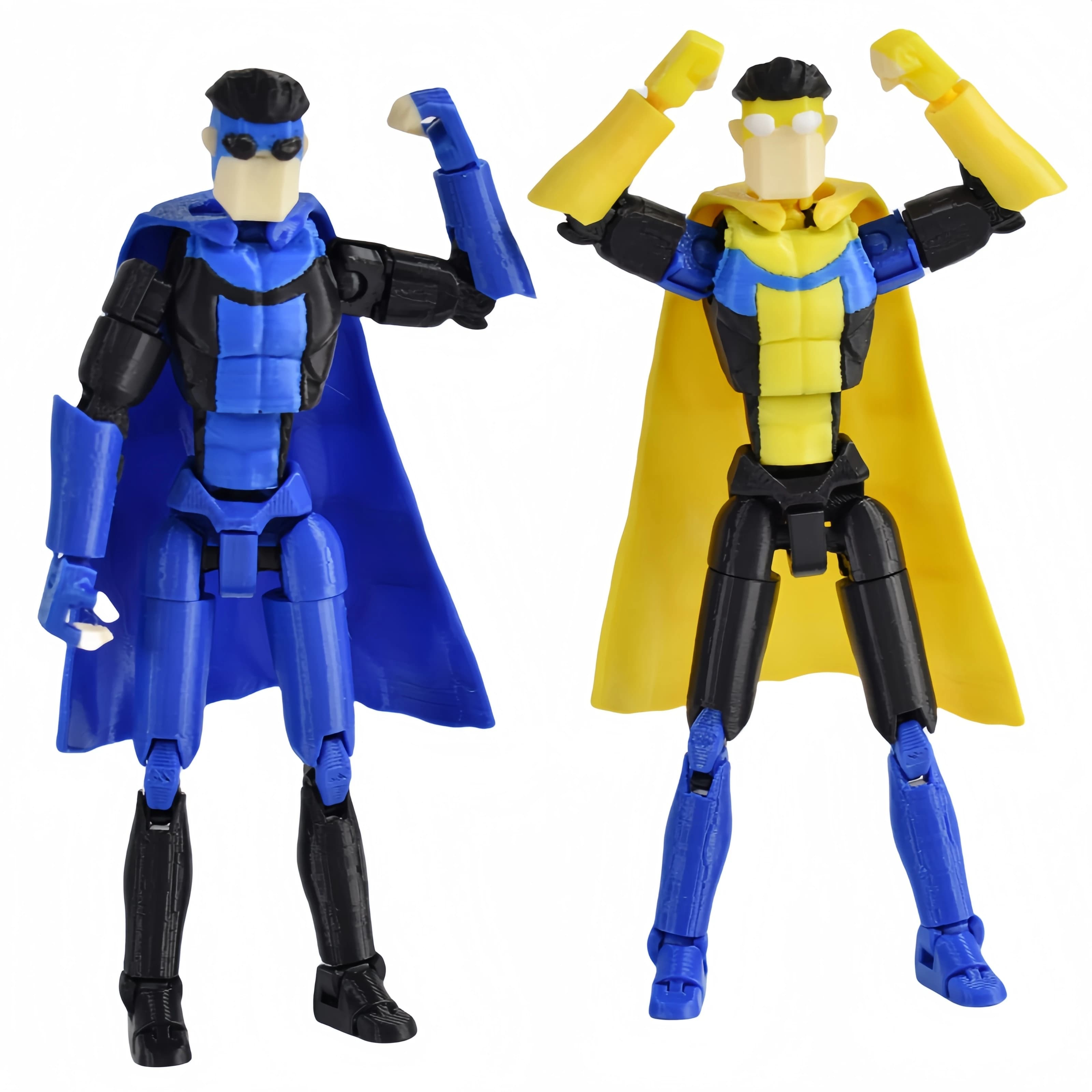 Invincible Action Figure 3D Printed Mark Grayson Action Figures Multi-Jointed Poseable Collectible Toy Gift for Fans Ornaments