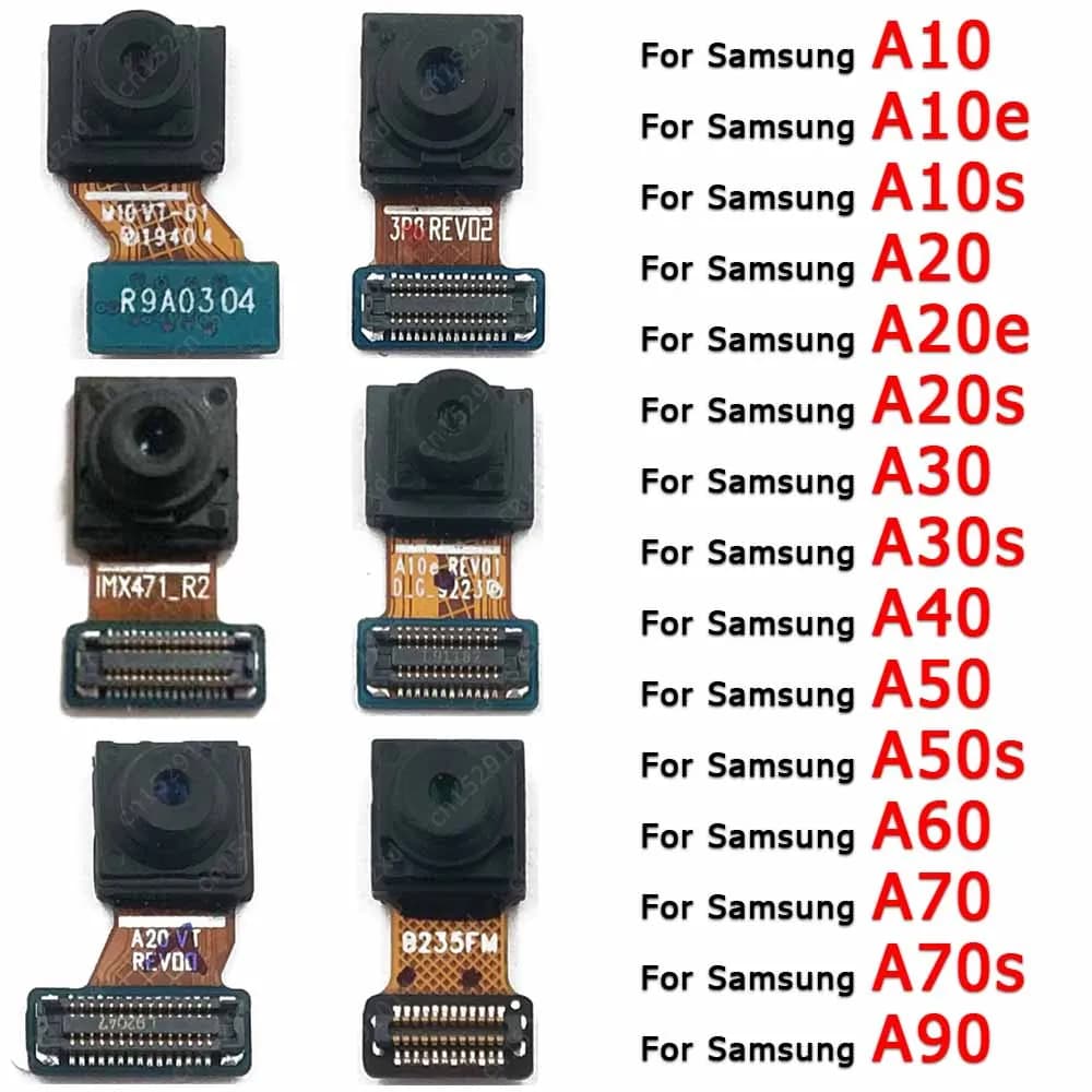 For Samsung Galaxy A50 A50s A60 A70 A70s A90 A10 A10e A10s A20 A20e A20s A30 A30s A40 Front Selfie Camera Module