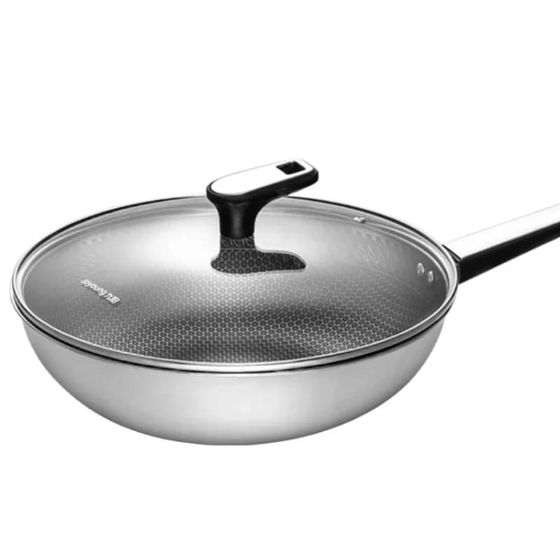 Non-Stick Pan 316L Stainless Steel Wok Household Wok Induction Cooker Gas Stove Dedicated Non-Stick Cooker Monsieur Cuisine