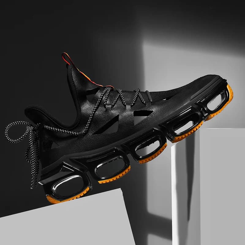 Summer Men Sandals Genuine Leather Mens Casual Shoes Outdoor Men Leather Sandals for Men Beach Shoes Roman mens Shoes