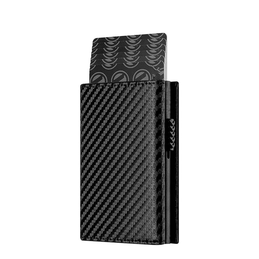 Credit Card Holder  RFID Blocking Bifold Wallet Men's Wallet with Coin Compartment and Banknote Compartment