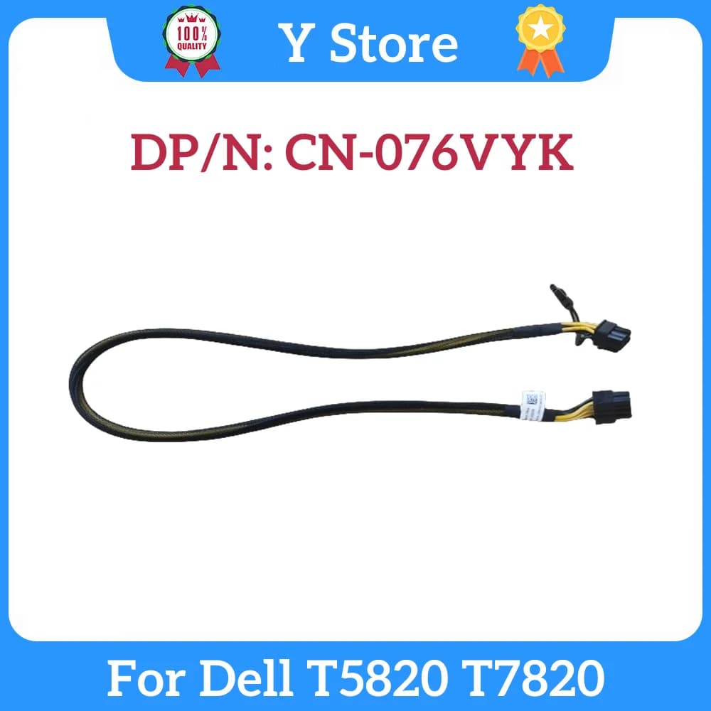 Y Store NEW For Dell T5820 T7820 Workstation Cable 8 PIN TO 6+2 PIN 076VYK 76VYK Fast Ship