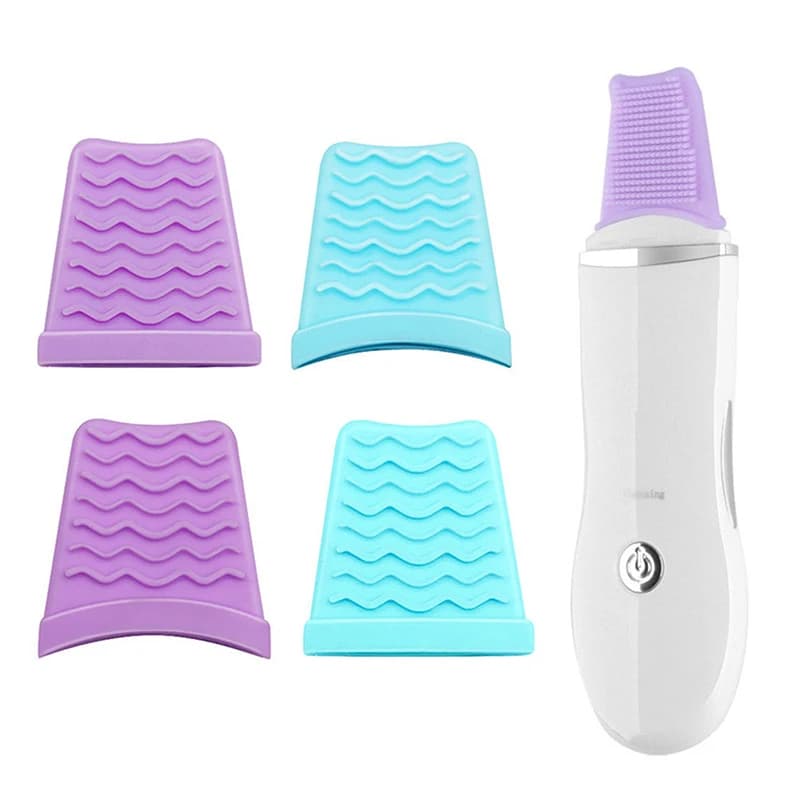 Skin Scrubber Spatula Silicone Cover Exfoliating Scraper Silicone Protective Cover Face Tool
