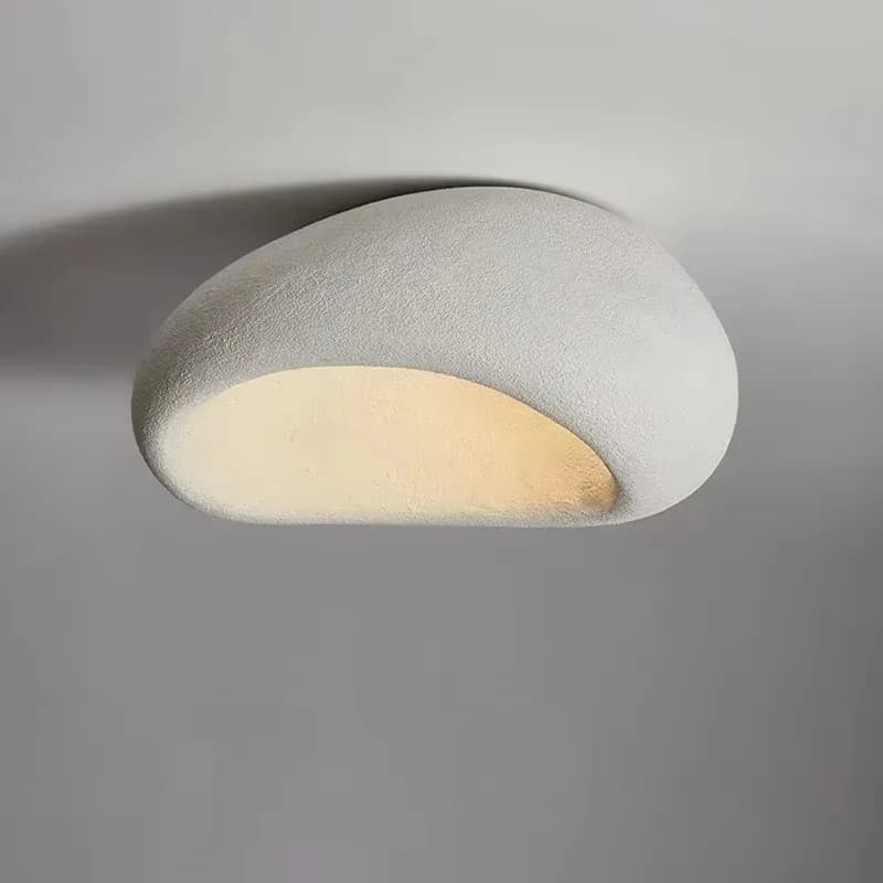 Nordic Minimalist Wabi-Sabi LED Ceiling Lamp Living Dining Room Bedroom Home Decor Indoor Creative Lustre Ceiling Light Fixture