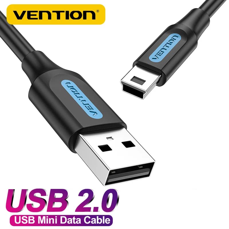 Vention Mini USB 2.0 Cable USB To USB Fast Data Charger Cable For MP3 MP4 Player Car DVR GPS Digital Camera HD Smart TV USB Cord