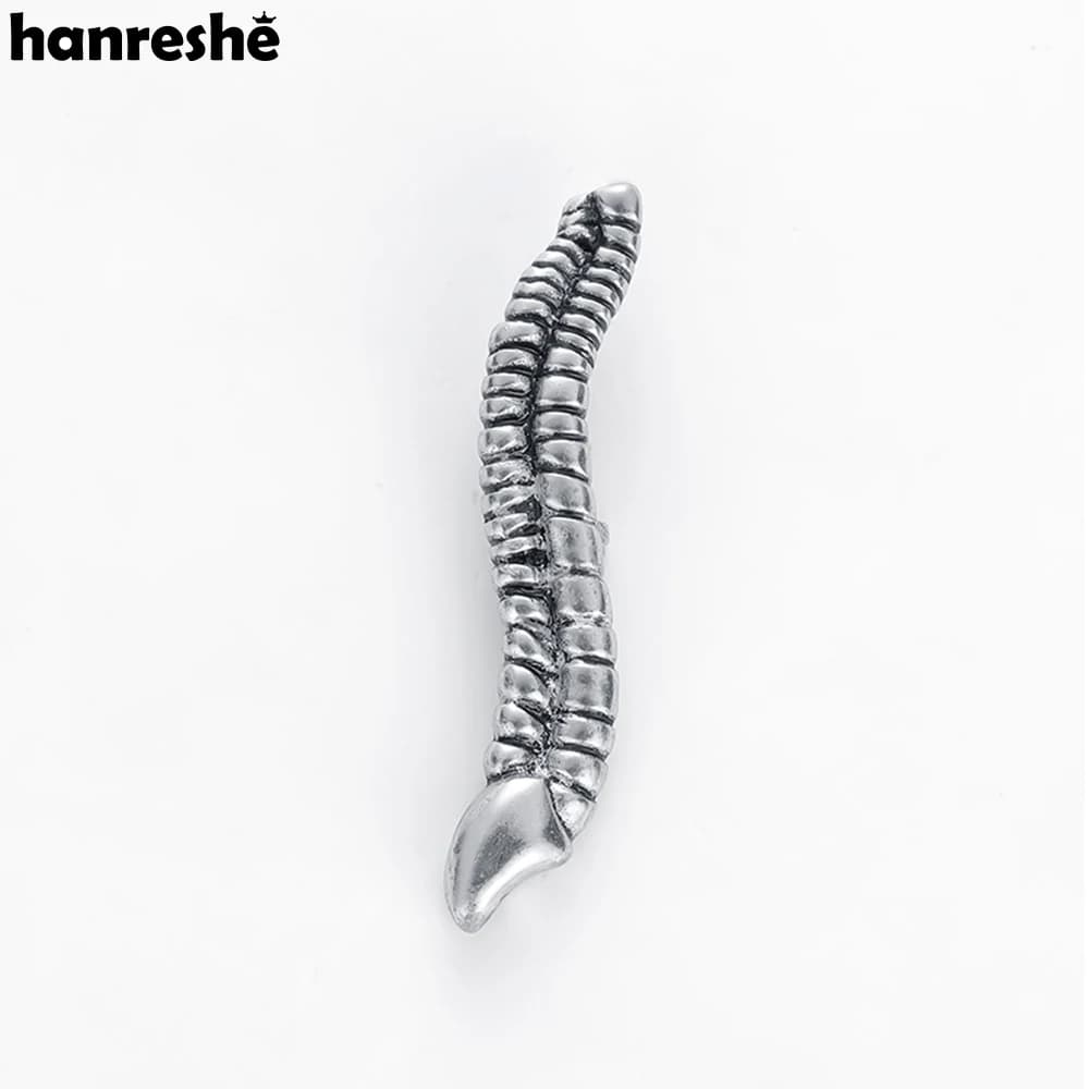 Trendy Cervical Vertebra Pins Metal Medical Gift Nurse Vintage Gold Color Brooch Jewelry Exquisite Brooches Women Accessories