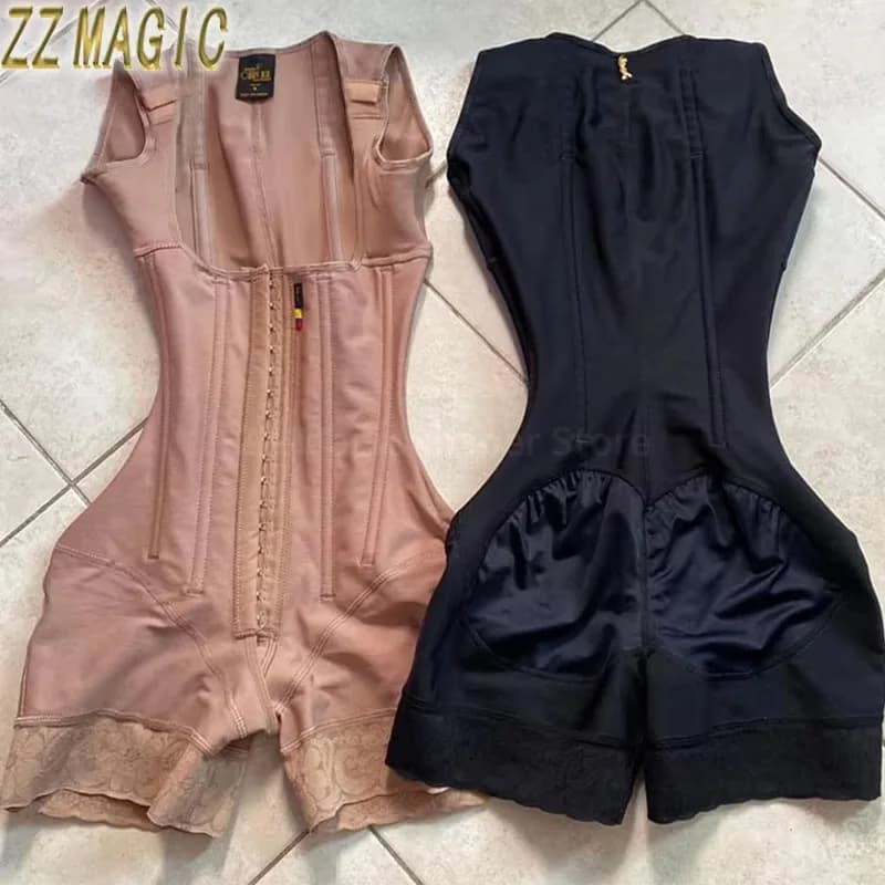 Fajas Colombiana Girdles Body Shaper Post Surgery BBL Waist Trainer Slimming Sheath Flat Belly Woman Corset Bodysuits Shapewear