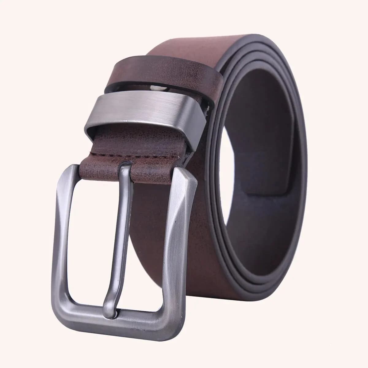 Men's Belt Metal Needle Buckle Belt Business Or Leisure Trend Authentic High End Belt Paired with Jeans Work Wear Belt Plus Size