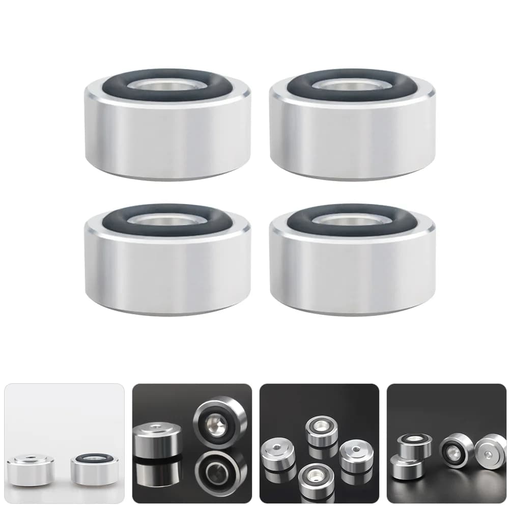 4 Pcs Speaker Shock Absorber Feet Furniture Parts Vibration Absorber Subwoofer Isolation Pad Speaker Spikes Turntable Stand
