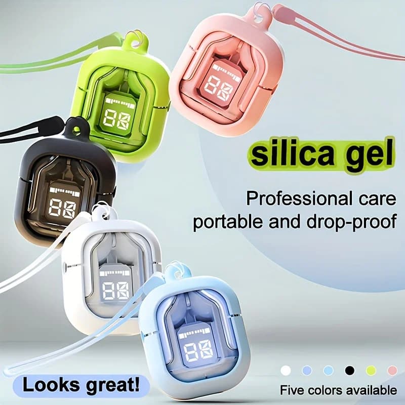 T2 TWS Bluetooth Earbuds Wireless 5.0 Sport Gaming Headsets Noise Reduction Earphone Mic Headphones with LED Display Earphones