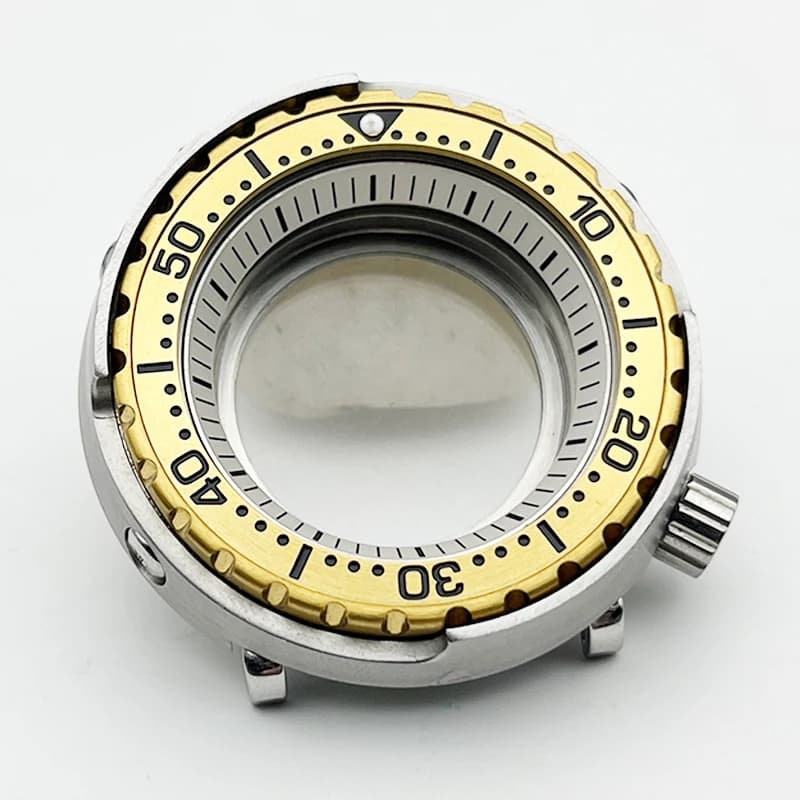 Mod NH35 Case Tuna Canned Fit NH35 NH36 4R 7S Japan Automatic Movement Sapphire Crystal Glass Stainless Steel Watch Case