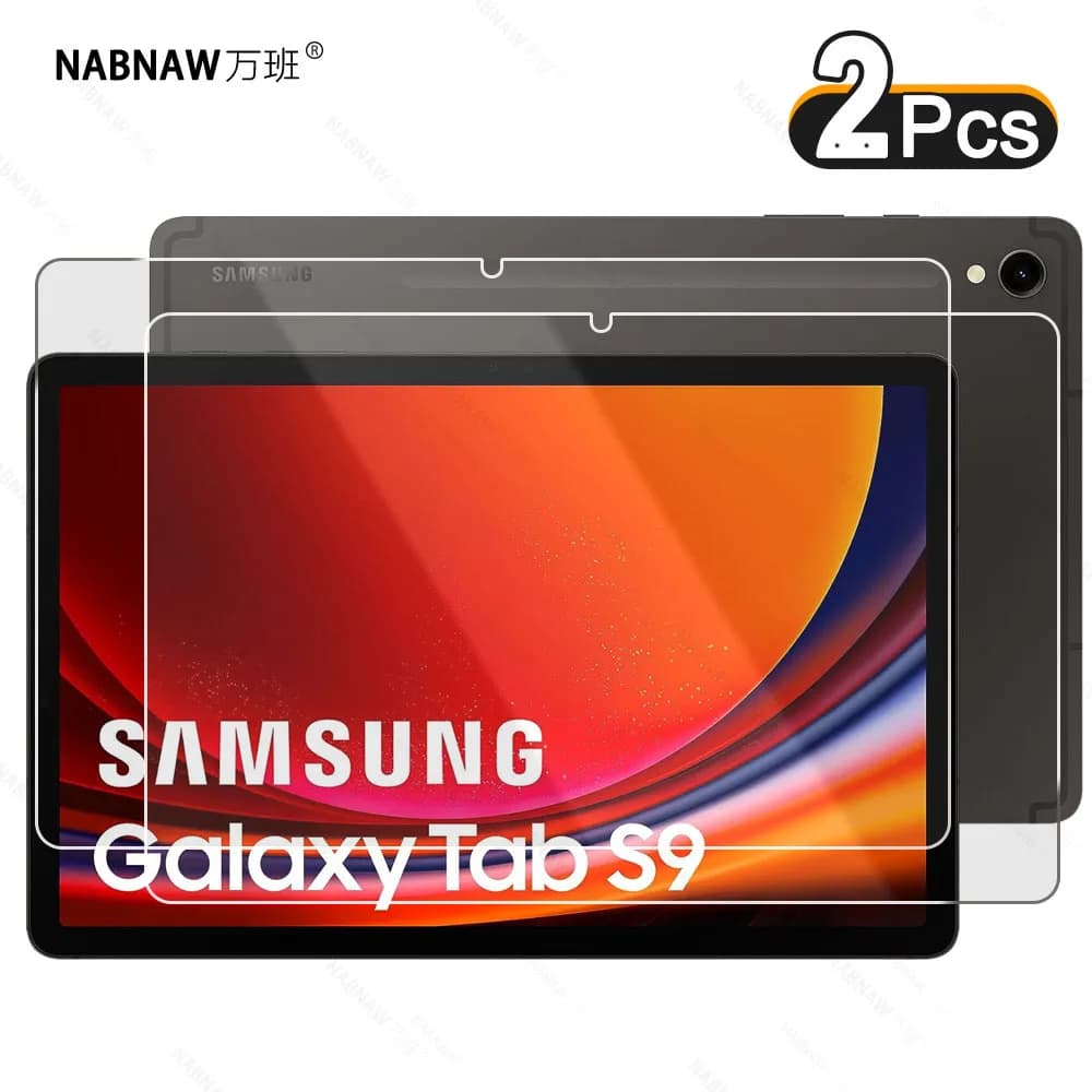 2 Pieces Oleophobic-Proof HD Scratch Proof Tempered Glass Screen Protector For Samsung Galaxy Tab S9 WiFi 5G 11 Inch Film
