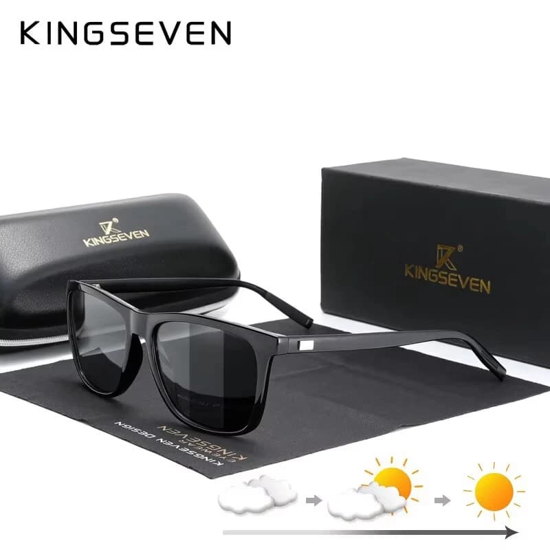 KINGSEVEN Sunglasses Men Polarized Photochromic Sun Glasses Women's Glasses Accessories Outdoor Sports Eyewear UV400