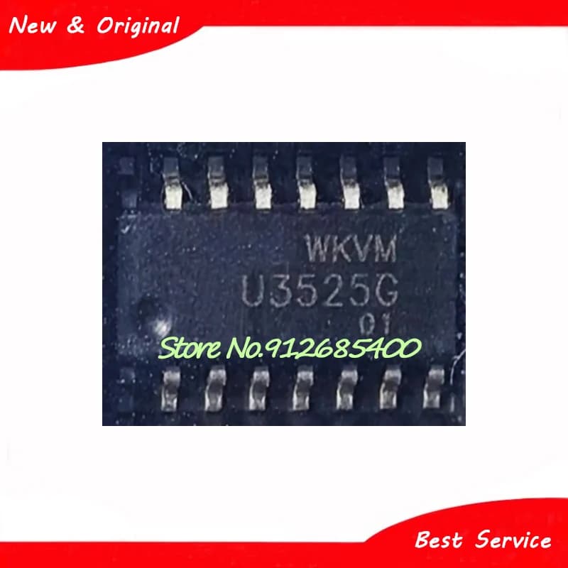 10 Pcs/Lot U3525G-S16-R U3525G SOP16 New and Original In Stock