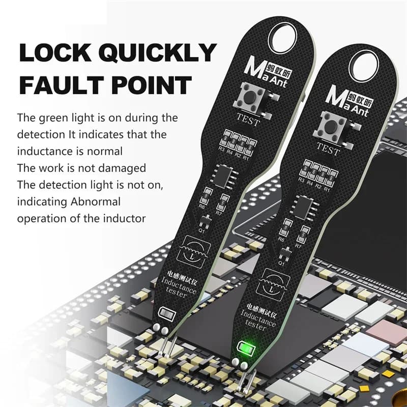 MaAnt M093 Inductance Tester Motherboard Coil Tester Inductor Detector Repair Tool Electromagnetic Induction Quick Fault Check