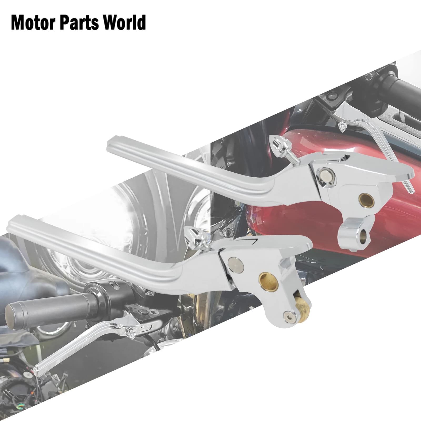 Motorcycle Chrome Brake Clutch Hand Levers Adjustable For Harley Touring Electra Street Road Glide Road King FLHR FLTRX 14-2016