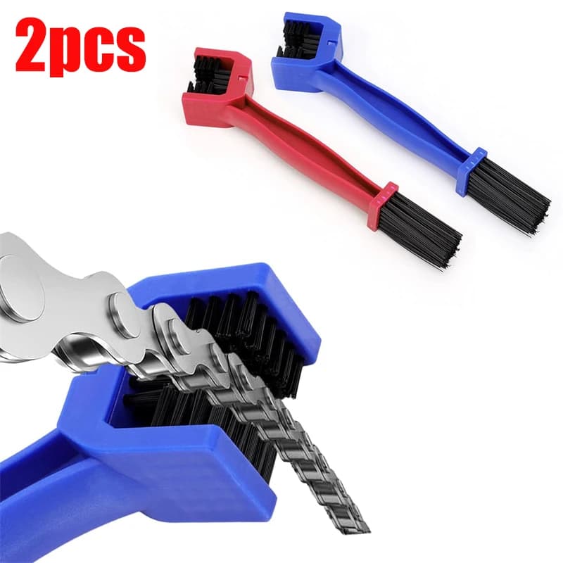 Motorcycle Chain Washer Universal Rim Care Tire Cleaning Brushes Bike Gear Chain Maintenance Cleaner Dirt Brush Cleaning Tool