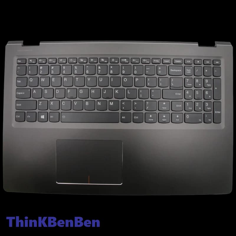 US English Keyboard Black Upper Case Palmrest Shell Cover For Lenovo Yoga 510 15ISK 15IKB Flex4 1570 1580 5CB0L45988