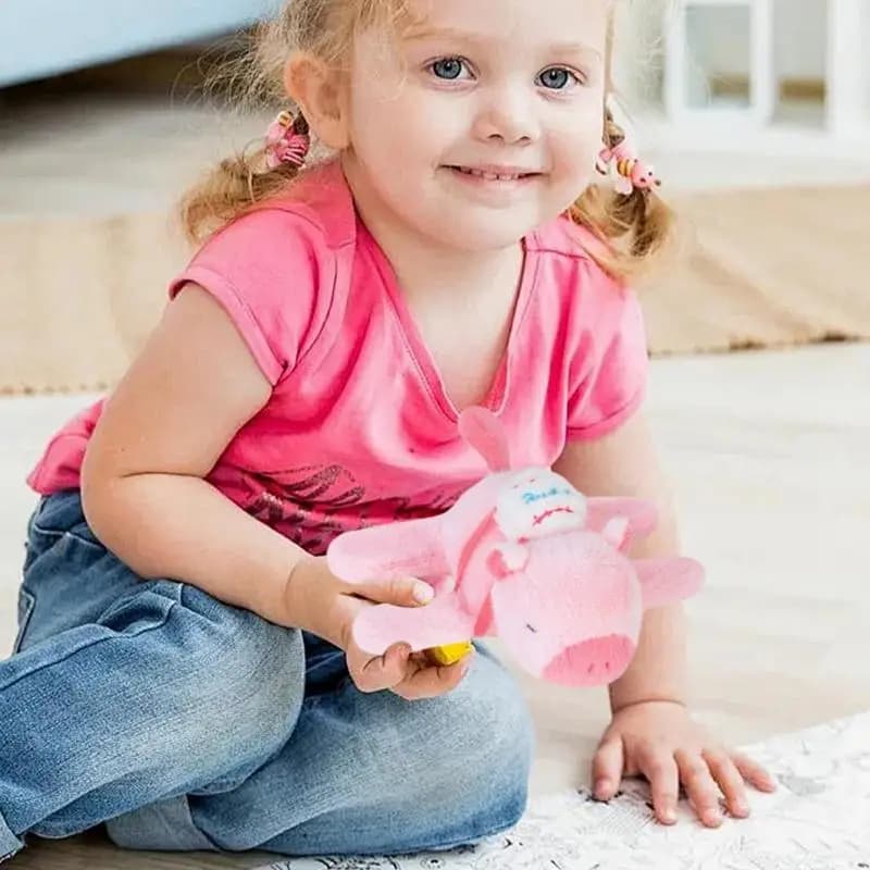 Capybara Stuffed Animal Bracelets Capybara Toy With Rotatable Tail Capybara Plush Toy & Plush Animal Wrist For Outdoor Sports