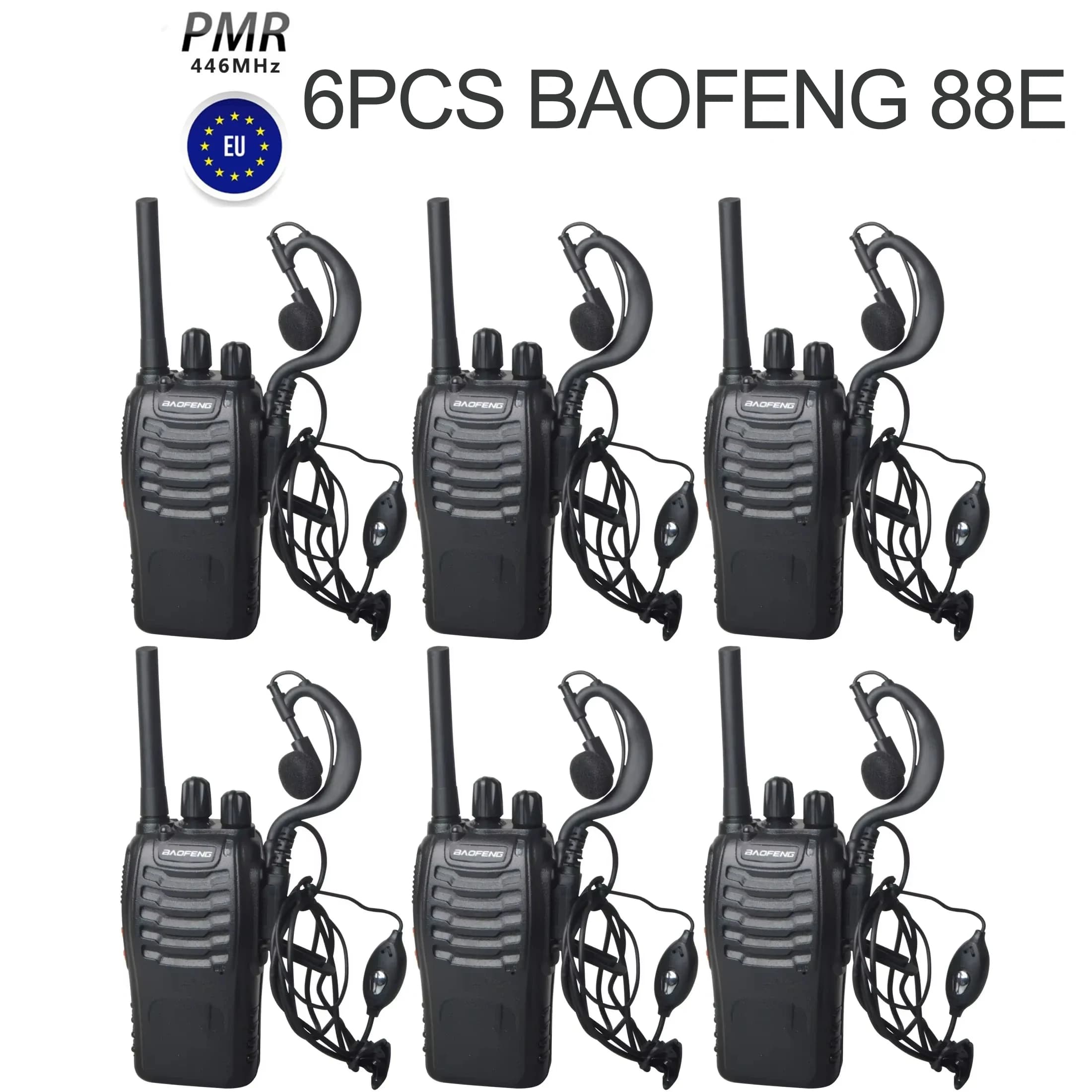 Manufactor Original Baofeng 2 4 6 Pack BF - 88E 5W  Walkie-Talkie 10KM long-distance communication ultra-long standby  road trip