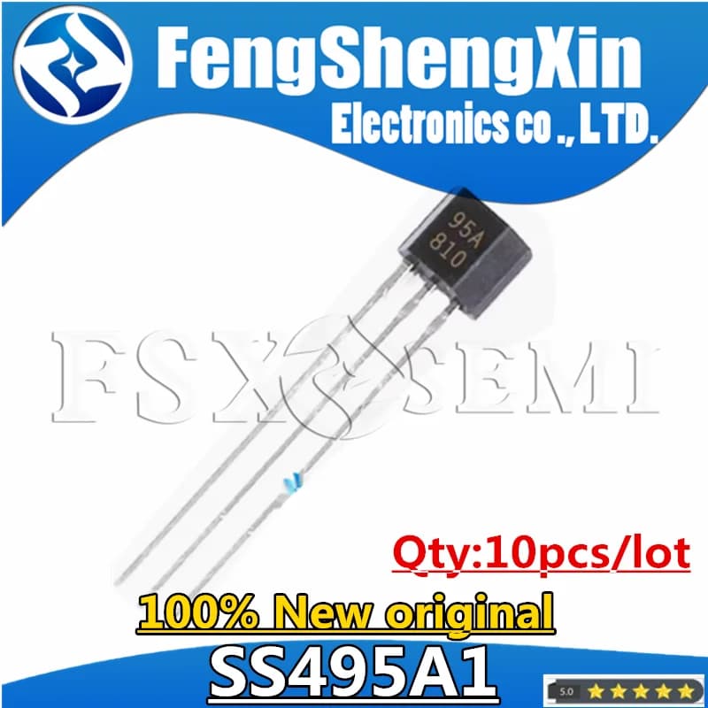 5pcs/lot SS495A SS495 TO-92 SS495A1 95A Linear Hall-Effect Sensor