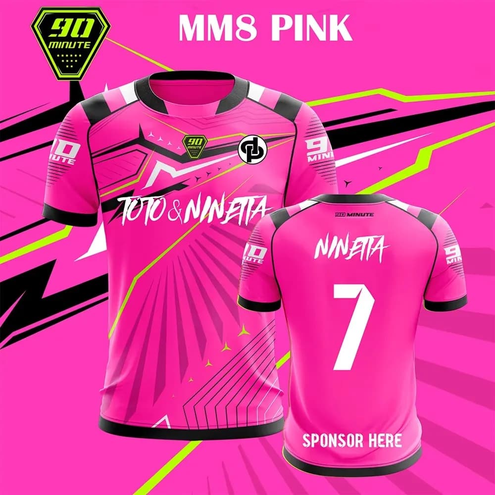 Summer New 90 Minutes Series MM8 Jerseys Men's Football T-shirts Outdoor Sports Breathable Quick-drying Tops Custom O-neck Tees