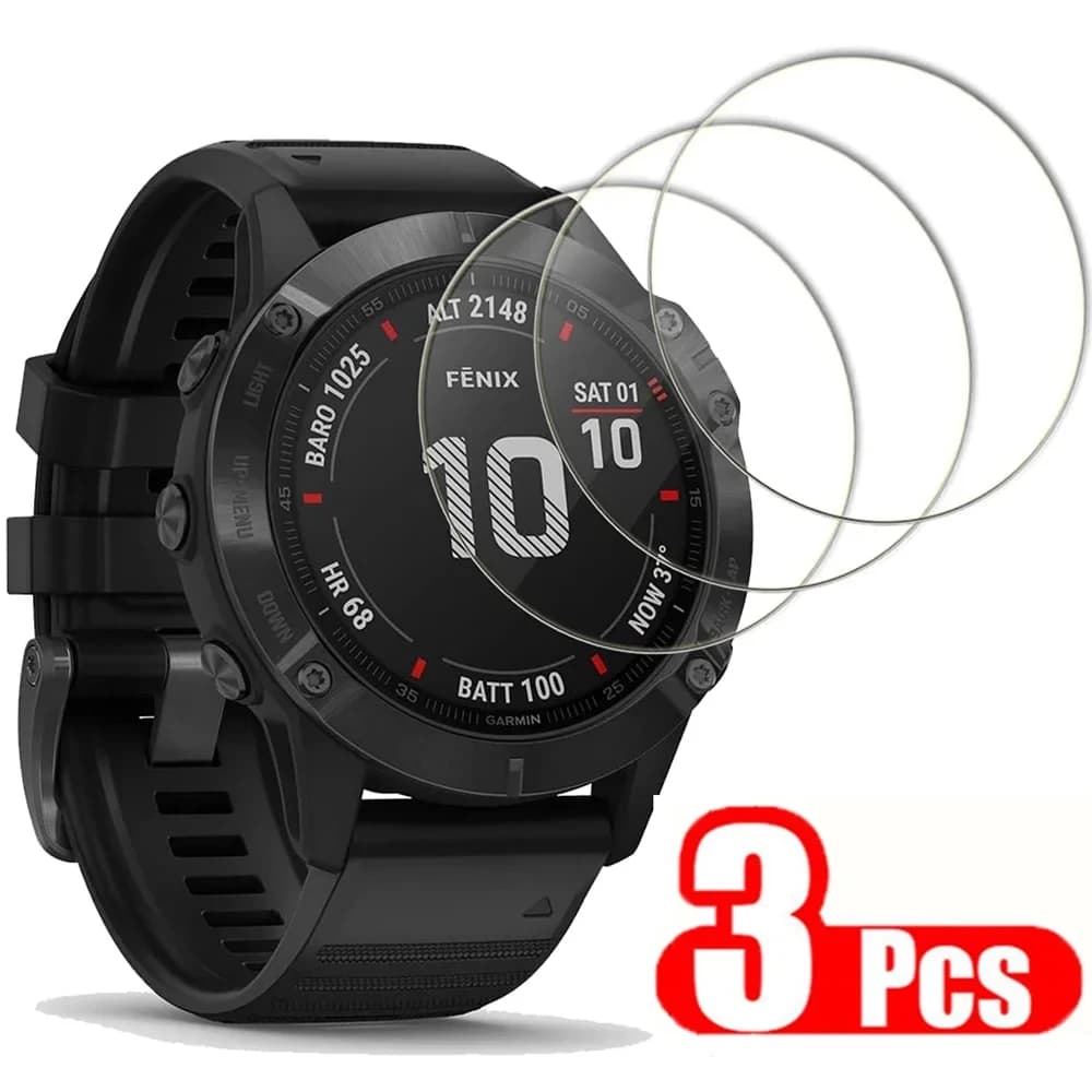 Tempered Glass For Garmin Fenix 7 7S 7X 6 6S 6X Pro Sapphire HD Screen Protectors Film For Fenix 7 7S 7X Smartwatch Accessories