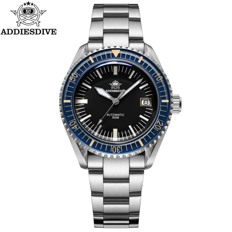 ADDIESDIVE Watch For Men BGW9 Super Luminous 10Bar Waterproof 316L Steel Sapphire Glass NH35A Automatic Mechanical Watches