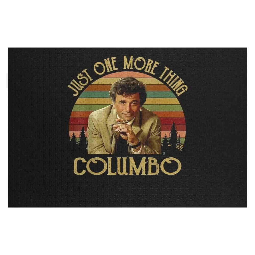 Music Retro Funny Men Columbo Gifts Music Fans Jigsaw Puzzle Personalised Toys Wooden Compositions For Children Photo Puzzle