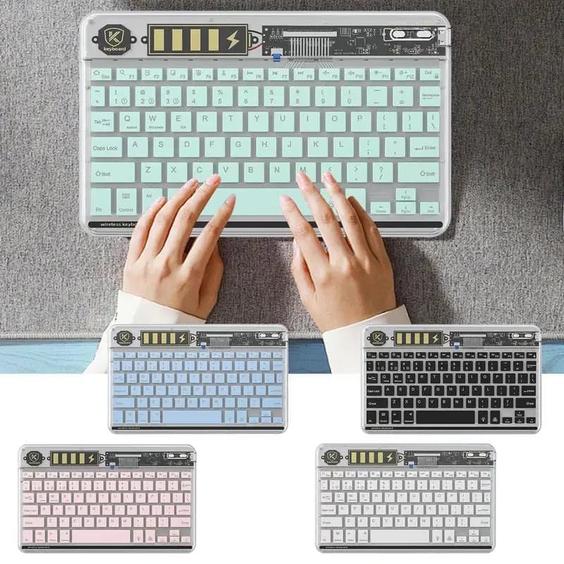 Wireless Backlit Keyboard Wireless Backlit Multi Device Keyboard Backlit Silent Keyboard With Silent Keys For Tablets And