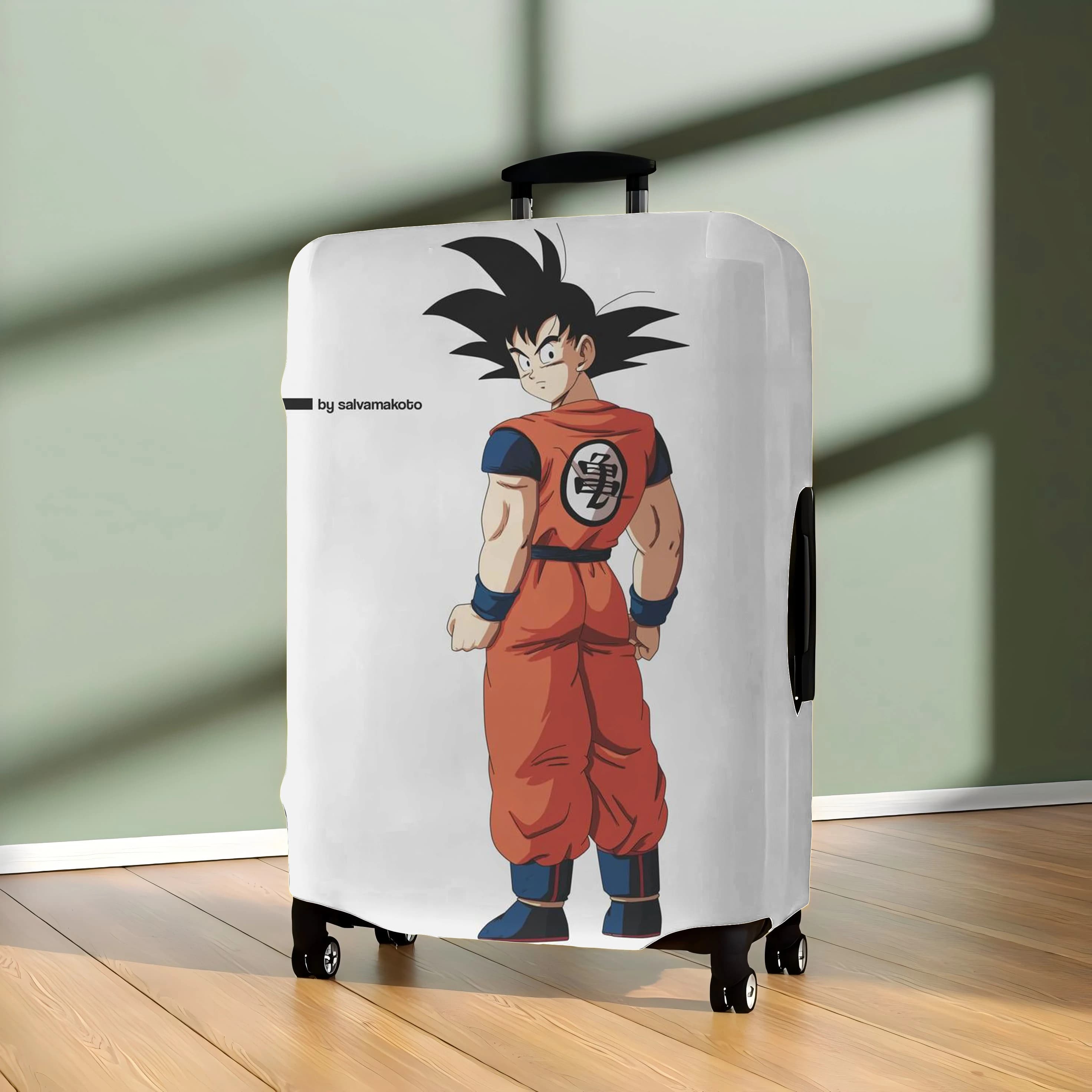 Dragon Ball Suitcase Case Son Goku Cover Protector Storage Bag Luggage Protective For Travel Covers Traveling Accessories Bags