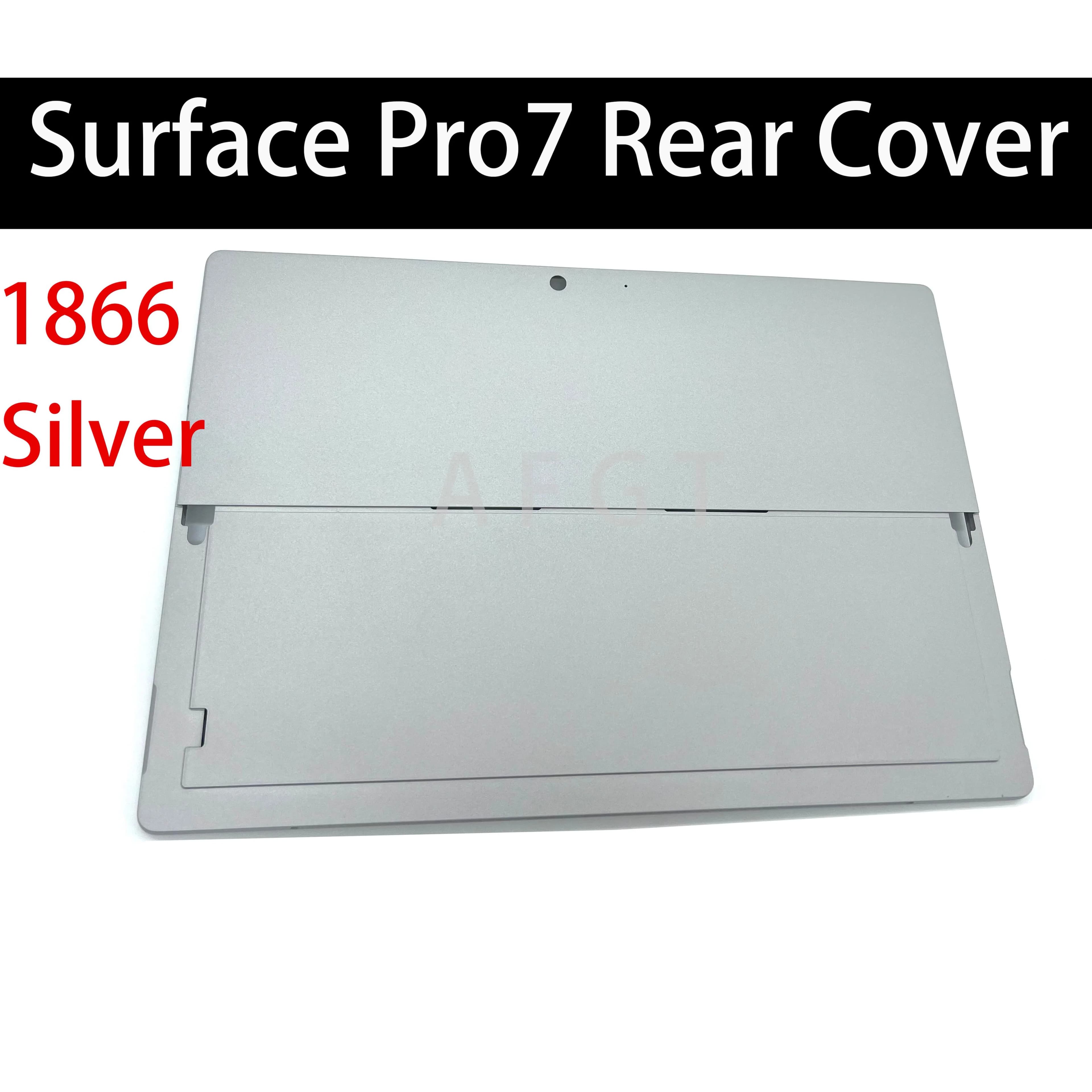 For Microsoft Surface Pro 7 1866  Rear Cover Battery Housing Chassis Cover Holder Silver