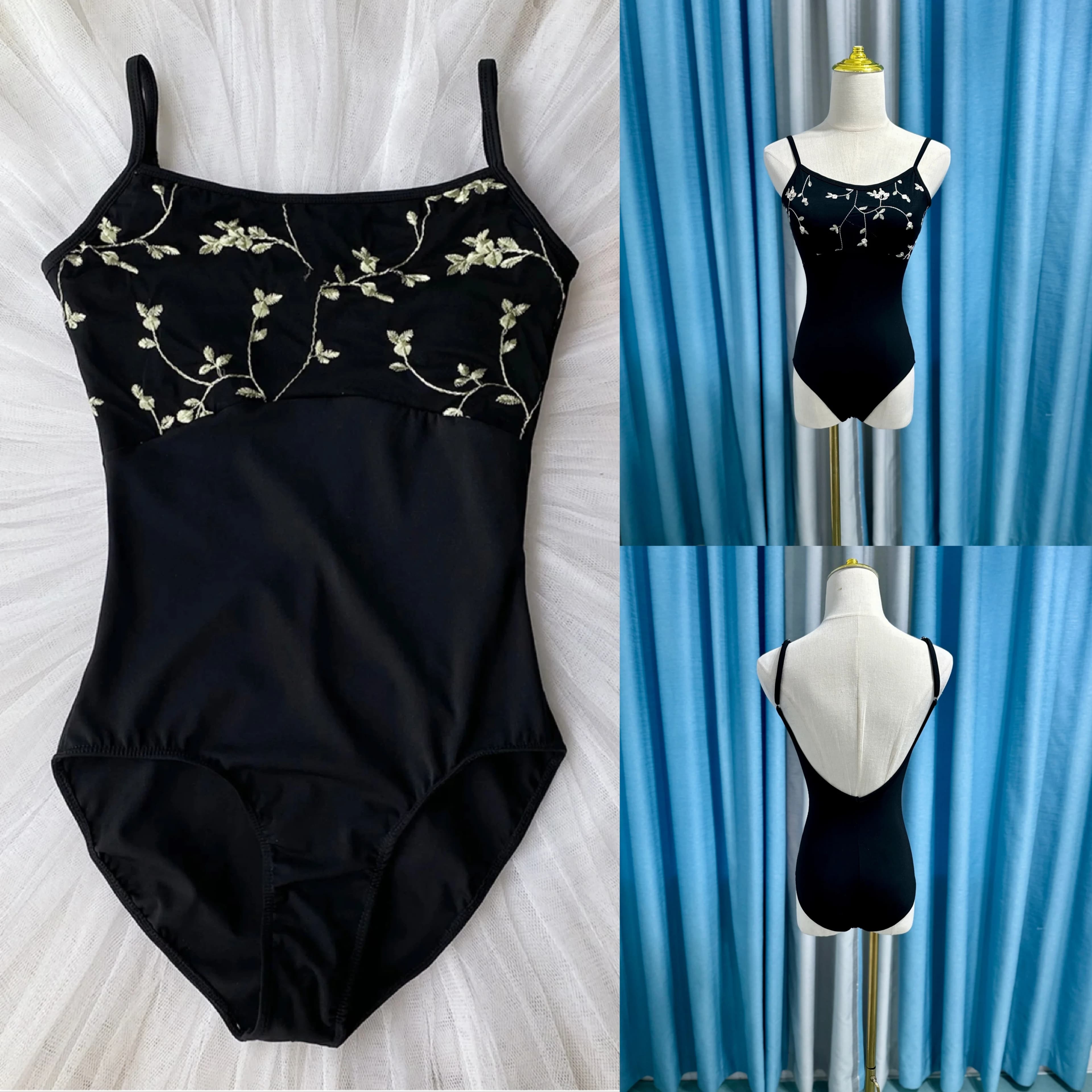 Daily Practice Ballet Dance Leotard Women New Style Team Gymnastics Dancing Clothes Adult Advanced Printing Ballet Leotard