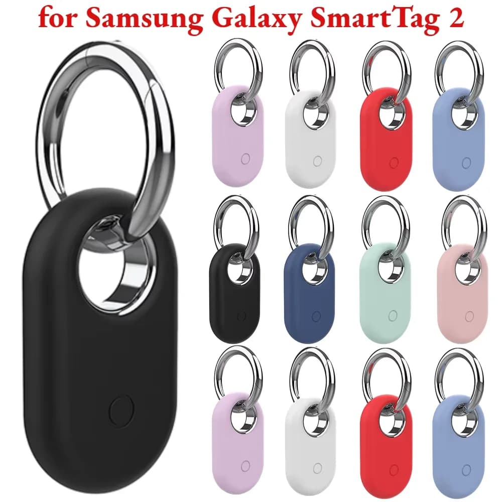 For Samsung Galaxy key finder location Tag Tracker Case Keychain Anti-Scratch Protective Skin Cover For Smart Tag Gps Tracker