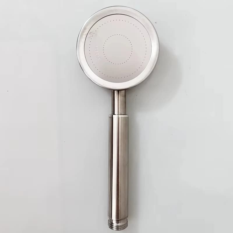 Stainless Steel Bathroom Handheld Shower Head High Pressure Water Saving Sprayer Nozzle Supercharged Rainfall Modes