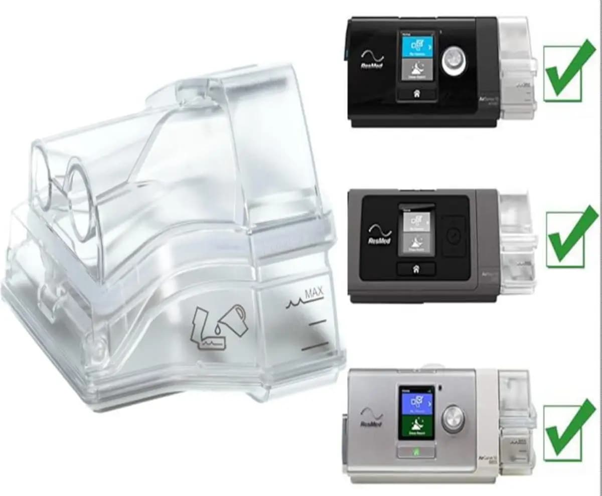 Standard Water Tank for Resmed AirSense10 S10 Water Chamber Humidair Heated Humidifier