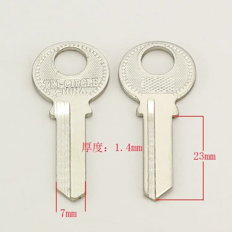 A058 Wholesale Locksmith Keymother Brass House Home Door Blank Empty Key Blanks Keys 25 pieces/lot