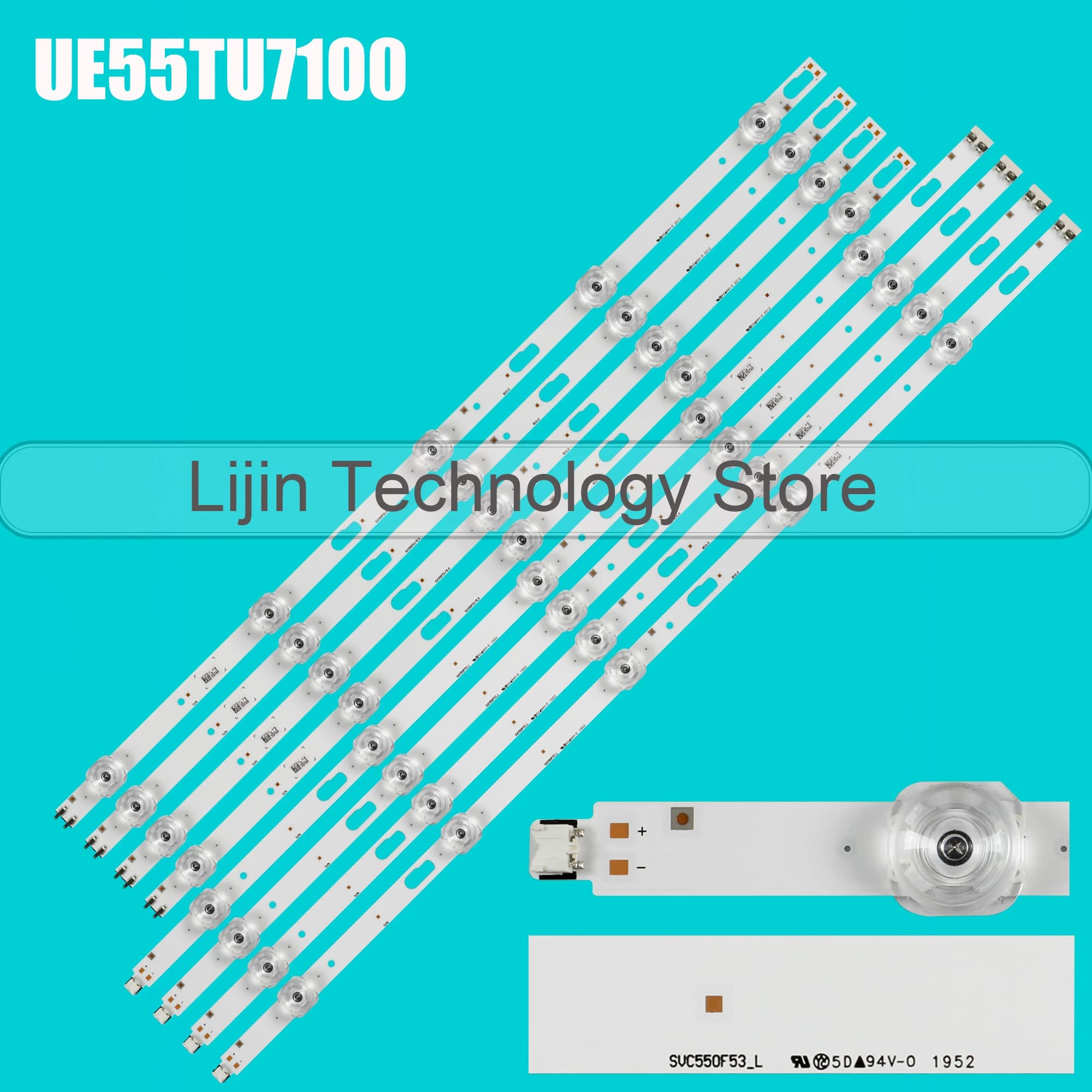LED strip For UN55TU7000 UE55TU7170U UE55TU7172U UE55TU7190U UE55TU7090U UE55TU8005K UE55TU8070U UE55TU8072U