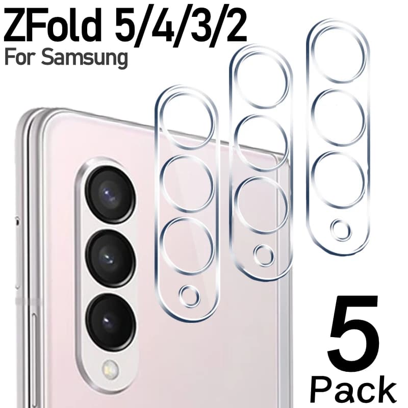 Tempered Glass For Samsung Galaxy Z Fold 5 4 3 2 5G HD Anti-scratch Lens Protective Cover for ZFold5 ZFold4 ZFold3 Camera Film