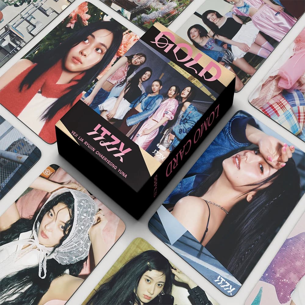 54pcs/set Kpop ITZY Lomo Cards BEST FRIENDS FOREVER 2022 Greeting Season Photo album Cards Photocard Postcard Pictures Fans Gift
