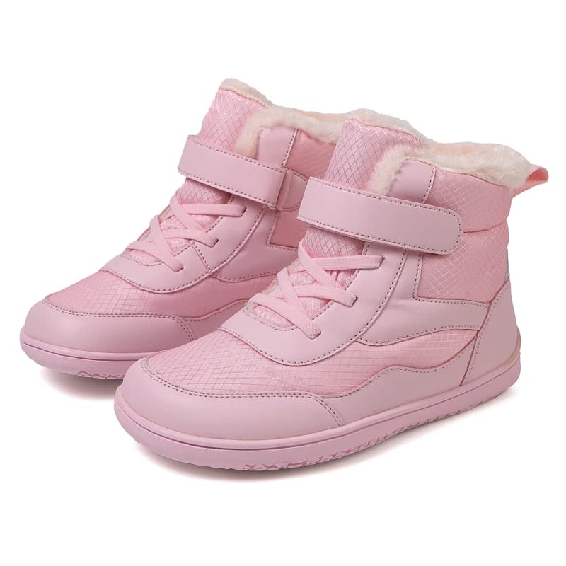Children Snow Boots Winter Fashion Non-slip Children's Boots Skiing Solid Color Soft Bottom Kids Shoes