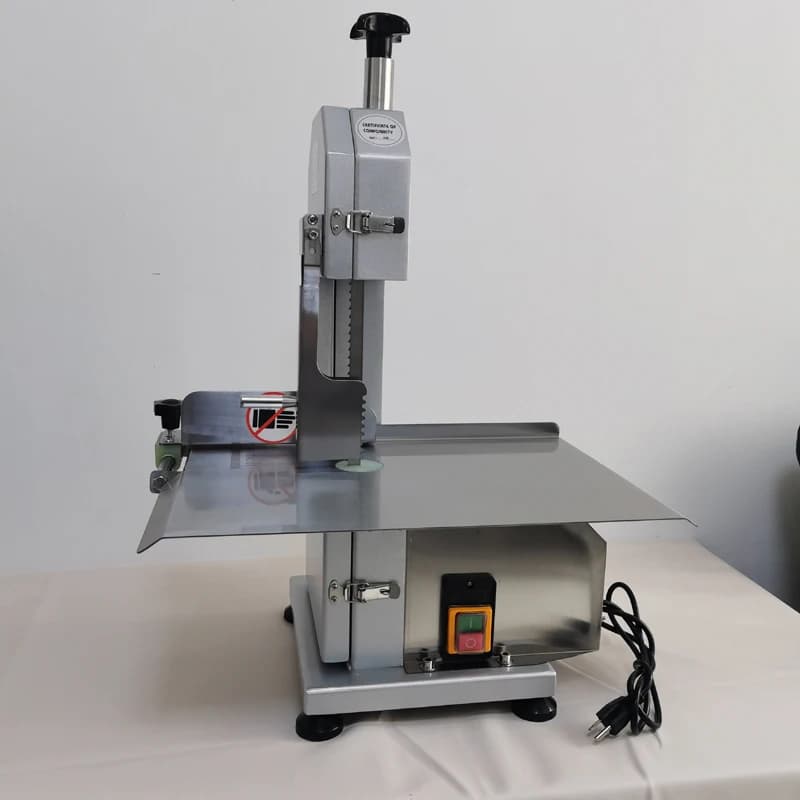 Bone Saw Machine Bone Cutter Desktop Bone Chopping Saw Frozen Meat Machine Fish Cutting Trotter Beef Short